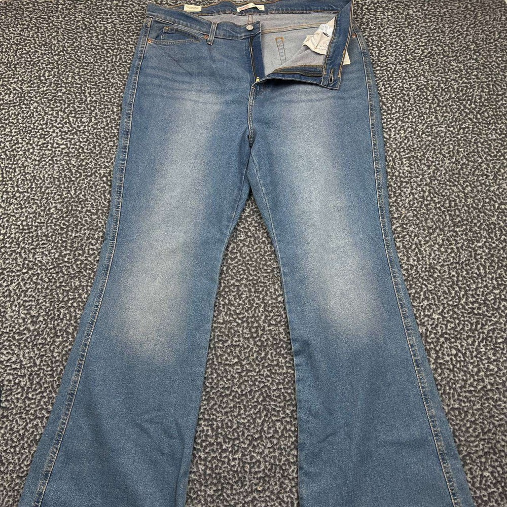 Levi's Heritage Jeans Women 18 High Rise Flare Denim Pants Faded 34x31